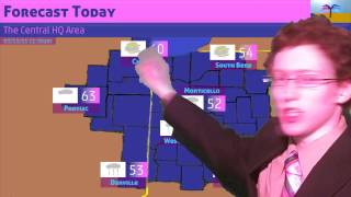 preview picture of video 'Weather Report - Mar. 13, 2015 - Monticello, IN'