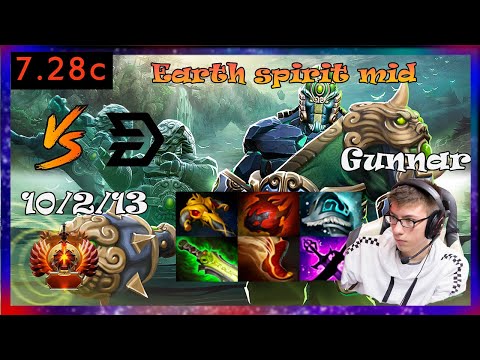 Gunnar earth spirit mid vs latam defenders | 4 zoomers vs latam defenders| Full Gameplay 7.28c