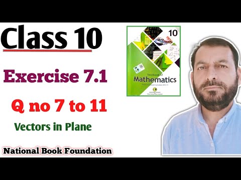 Class 10 Exercise 7.1 NBF Maths FBISE Ex 7.1 Class 10th Vector concept  Sir Nadeem Munawar 