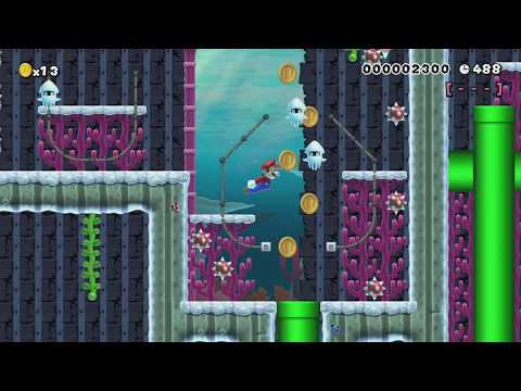 Octo Abyss by simen - Super Mario Maker - No Commentary 1bq