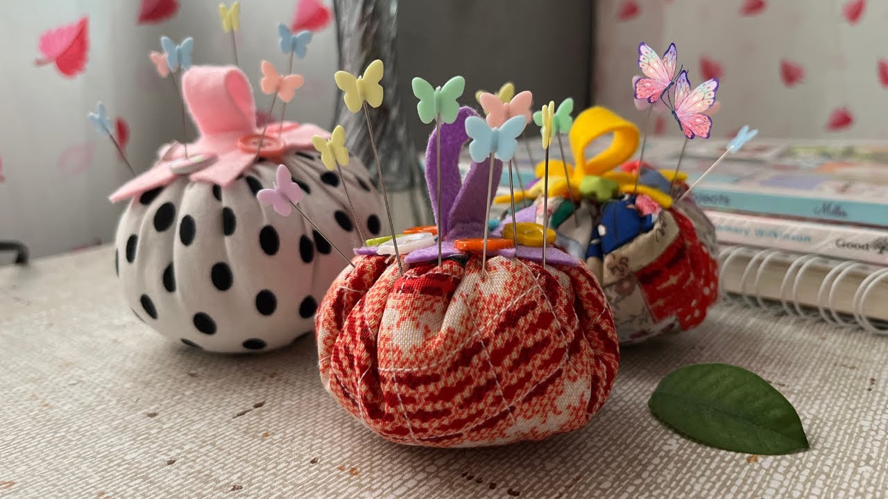 Patchwork Tomato Pin Cushion