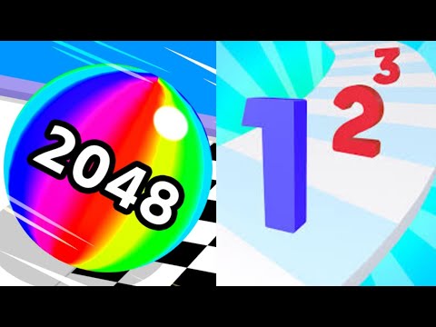 2048 Challenge | Number Master | Number Run | Ball Run 2048 | Merge Number Rush | Digs & Balls | 3D