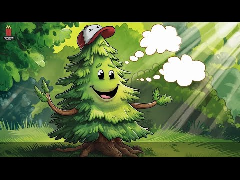 The little Pine tree 🌲|| English moral story|| Children's moral stories || @PopcornVideosOfficial