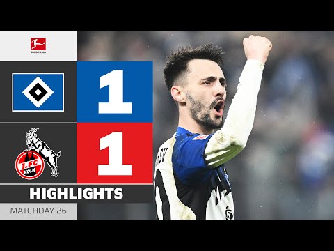 함부르크 VS FC쾰른 1:1 분데스리가 스포츠하이라이트