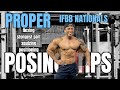 Ifbb national proper posing tips|physique & bikini|10days out