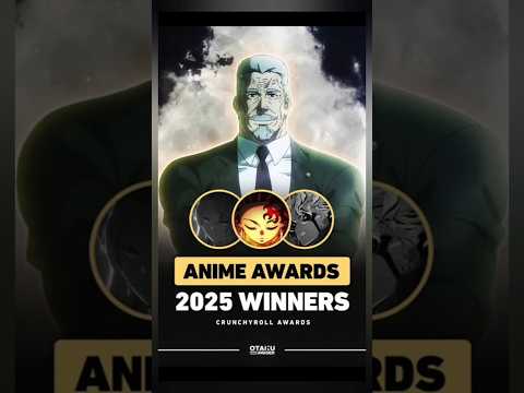 ANIME AWARDS 2025 WINNERS 🏆😍 #shorts #anime