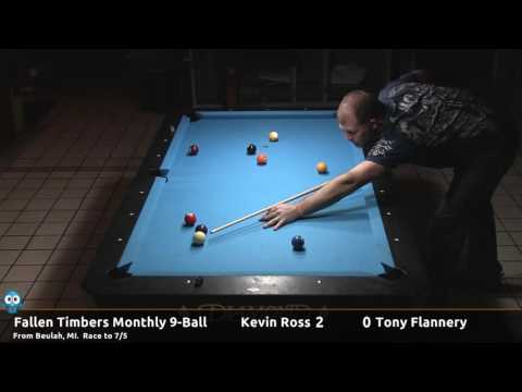 Kevin Ross vs. Tony Flannery - 2016-12-03 Fallen Timbers monthly 9-ball