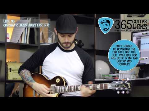 Lick 93/365 - Chromatic Jazzy Blues Lick in C | 365 Guitar Licks Project