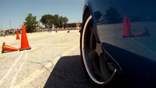 Auto Cross in Cole's '66 Chevelle Wheel View