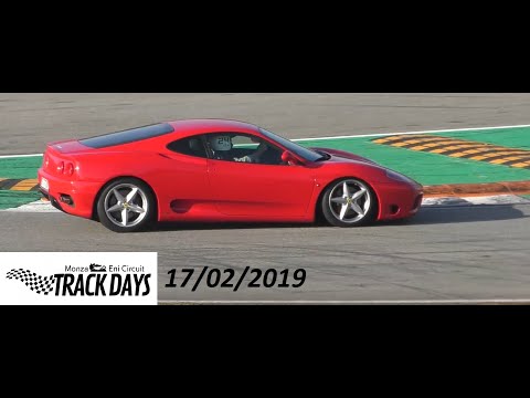 MONZA TRACK DAY 17/02/19 - Ferrari 360 Modena, Nissan GT-R Nismo, Porsche 911 in azione