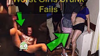 HOT GIRLS DRUNK FAILS-Try Not To Laugh