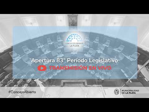 Julio Alak preside la apertura del 83° período legislativo en el Concejo Deliberante de La Plata