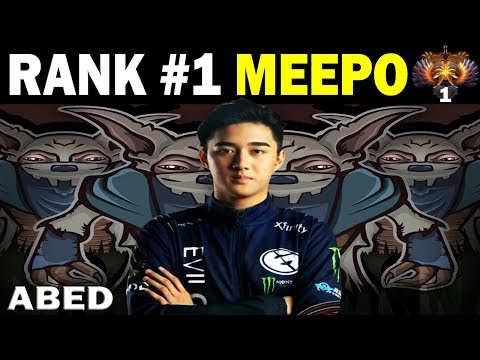 HOW RANK 1 MMR PLAY MEEPO??? ABED GOD!!! - Dota 2 DOTA 2