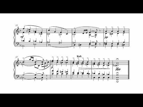 Olivier Messiaen - Leçon d'harmonie en forme d'un chant donné (keyboard reduction by Hugh Benham)