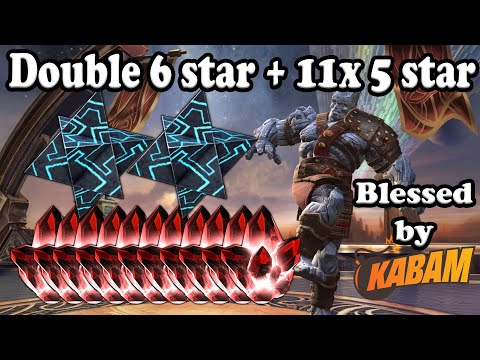 AMAZING DOUBLE 6 STAR AND 11x 5 STAR CRYSTAL OPENING