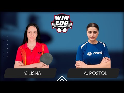14:45 Yaroslava Lisna - Anastasiia Postol West 4 WIN CUP 14.05.2024 | TABLE TENNIS WINCUP
