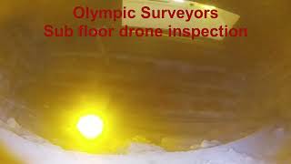 Sub floor drone inspection Salford - Manchester and Cheshire, Olympic Surveyors