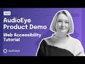 Web Accessibility Tutorial - How to use AudioEye for your website
