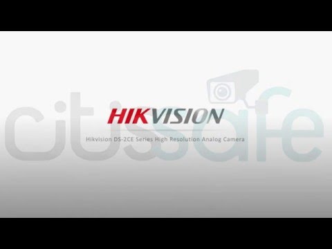 Hikvision DS-2CE series High Resolution Analog Cameras