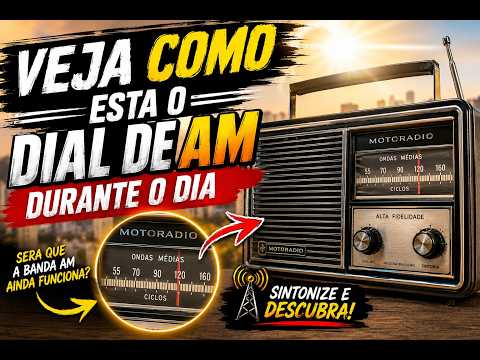 VEJA O DIAL DE AM DURANTE O DIA ....
