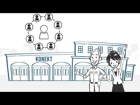 Unser Erklärvideo für das Netzwerkevent KONEKT im SchwarzWeiß-Stil