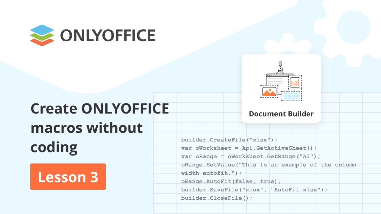 Lesson 3. Create ONLYOFFICE macros without coding