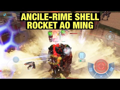 War Robots 5.9M Damage Ancile-Rime Shell Rocket Ao Ming Hawk Typhon Gameplay