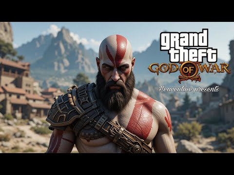 What if KRATOS play as FRANKLIN in GTA 5! #gta5 #kratos