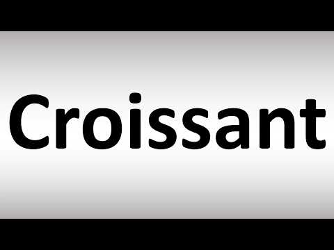How to Pronounce Croissant? | French VS. English