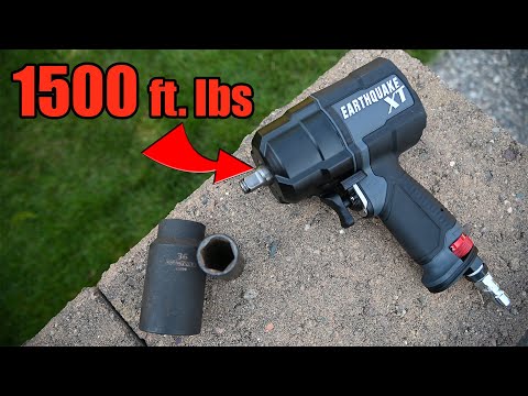 Earthquake XT 1/2 in. Ultra Torque Air Impact Wrench Review (EQ12EXT)