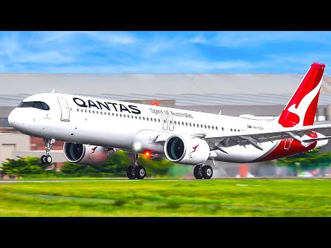 🚨 FIRST LOOK: ✈️  Brand NEW QANTAS A321XLR