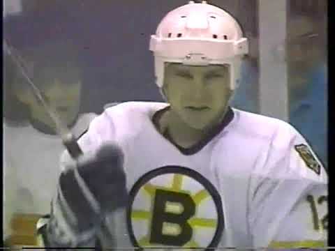 Boston Bruins vs Hartford Whalers Game 5 April 11 1991 Adams Division Semi-Final