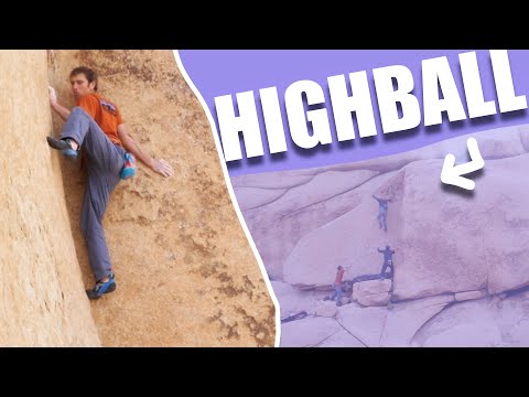 DON'T FALL climbing these! | Scary First Ascent Bouldering