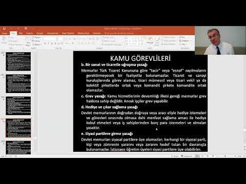 Dr. Mustafa Yılmaz- İdare Hukuku Dersleri: 14  Kamu Görevlilerinin Hakları Sorumlulukları