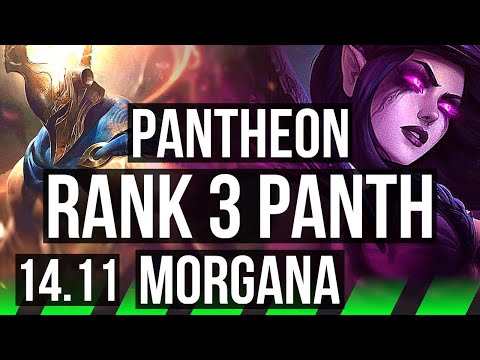 PANTHEON vs MORGANA (JGL) | Rank 3 Panth, 5/0/6 | KR Challenger | 14.11