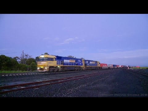 3MA5 Pacific National Container Train (18/10/2016) - PoathTV Australian Railways