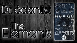 Video thumbnail for Dr. Scientist The Elements dual-channel distortion by Pedal Experiments