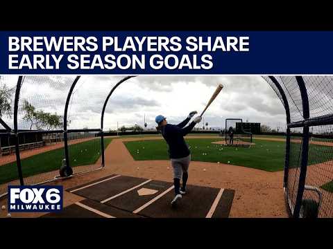 Milwaukee Brewers players early season goals | FOX6 News Milwaukee