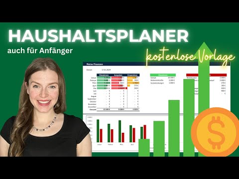 Finanz-Haushaltsplan in Excel für Anfänger: Einfach und Schnell! Kostenlose Download-Vorlage!