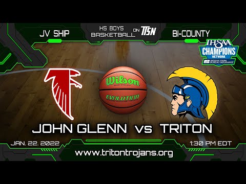 John Glenn vs Triton - JV Boys Bi-County Basketball Championship 🏀 1-22-2022
