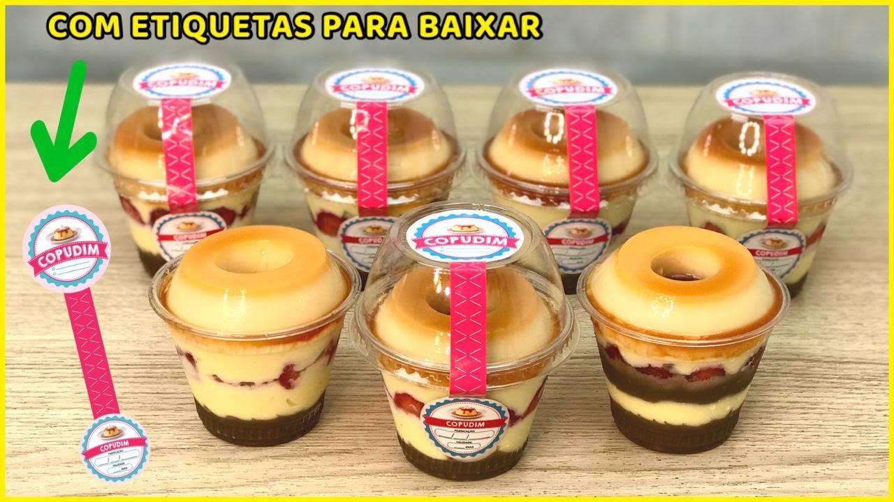 ESSA SOBREMESA É UM SUCESSO   COPO DA FELICIDADE, COPUDIM