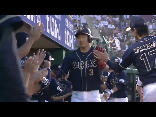 【5回表】カウント3-0から!! バファローズ・安達 ポール際へ今季1号アーチ!! 2016/8/28 E-Bs