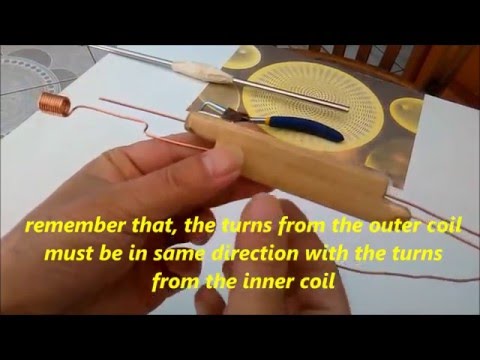 Homemade wood tool for easy wiring twisted inner coils for alekz beads, capacitors+ split-capacitors Video