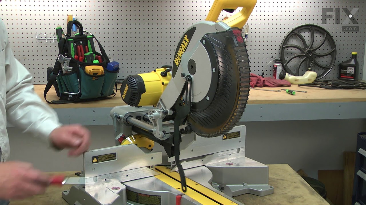 Replacing your DeWALT Miter Saw Guard Link