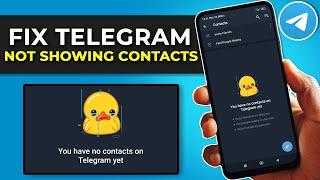 How To Fix Telegram Not Showing Contacts