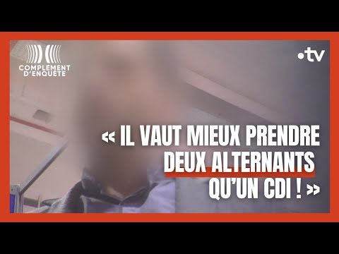 La foire aux alternants au salon de l'Étudiant (caméra discrète) - Complément d'enquête
