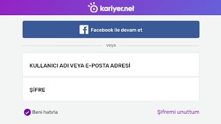 Kariyer.Net Giriş Yapma - Nasıl Giriş Yapılır?