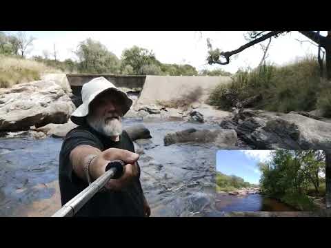 Rio de Los Sauces, Calamuchita, Córdoba, Argentina.Tramo puente Comini/los cajones. 