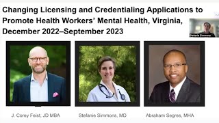 AJPH Video Abstract: Transforming Healthcare - Reducing Stigma in Mental Health Credentialing