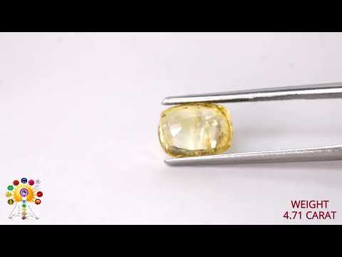 Yellow Sapphire 4.71ct. (Luxury) video